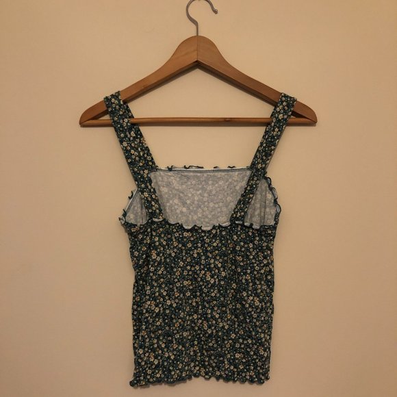 American Eagle Floral Crop Top NWOT - Picture 5 of 7